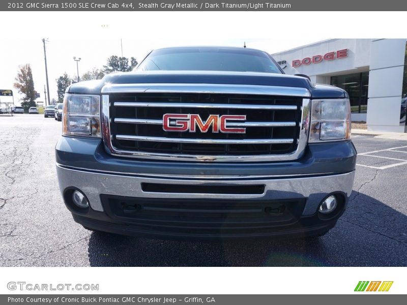 Stealth Gray Metallic / Dark Titanium/Light Titanium 2012 GMC Sierra 1500 SLE Crew Cab 4x4