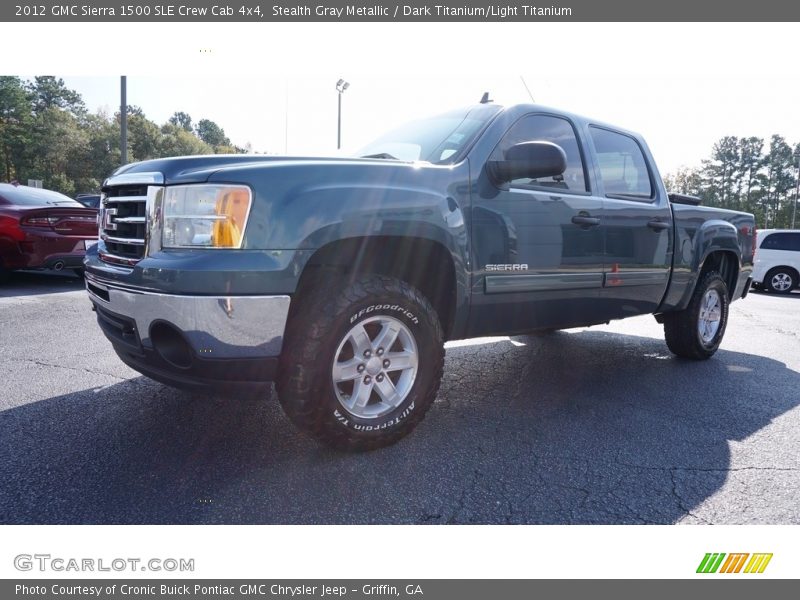Stealth Gray Metallic / Dark Titanium/Light Titanium 2012 GMC Sierra 1500 SLE Crew Cab 4x4