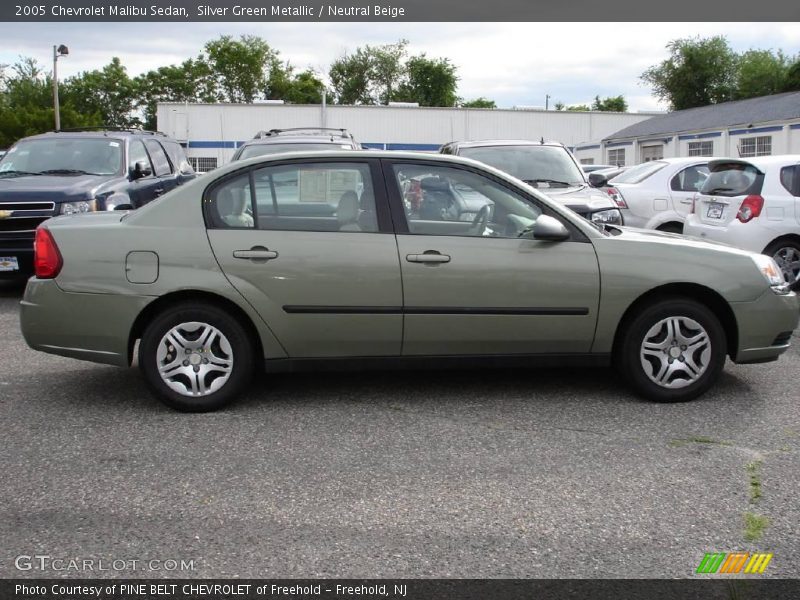 Silver Green Metallic / Neutral Beige 2005 Chevrolet Malibu Sedan