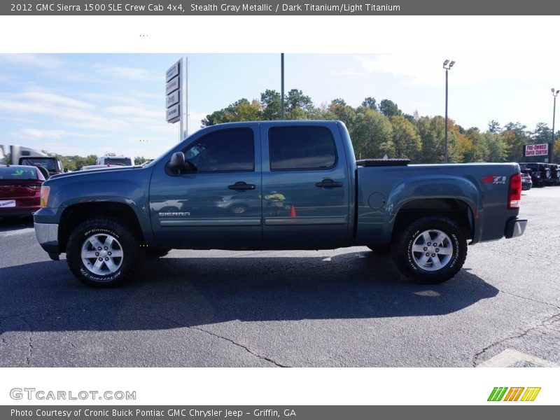 Stealth Gray Metallic / Dark Titanium/Light Titanium 2012 GMC Sierra 1500 SLE Crew Cab 4x4