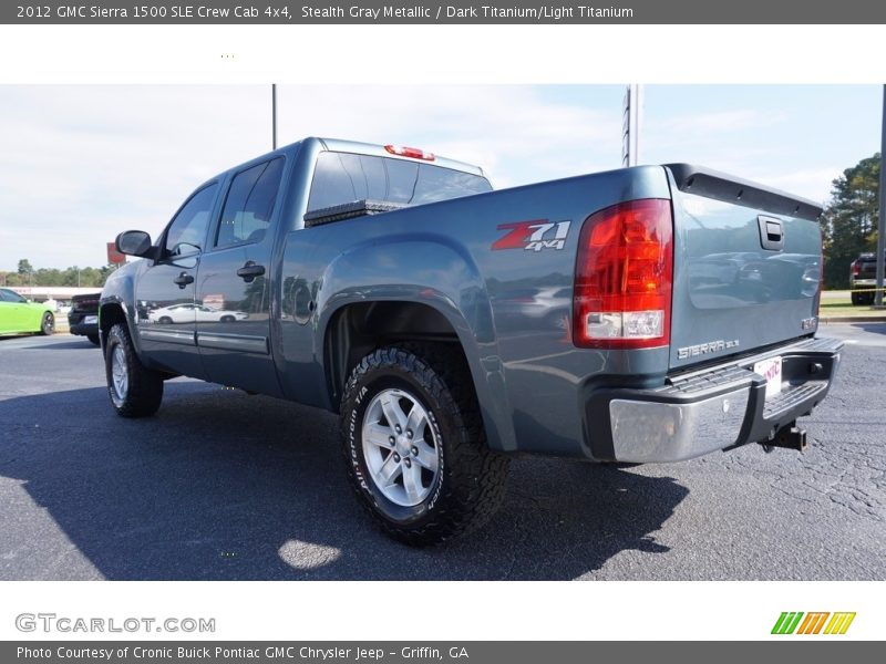 Stealth Gray Metallic / Dark Titanium/Light Titanium 2012 GMC Sierra 1500 SLE Crew Cab 4x4