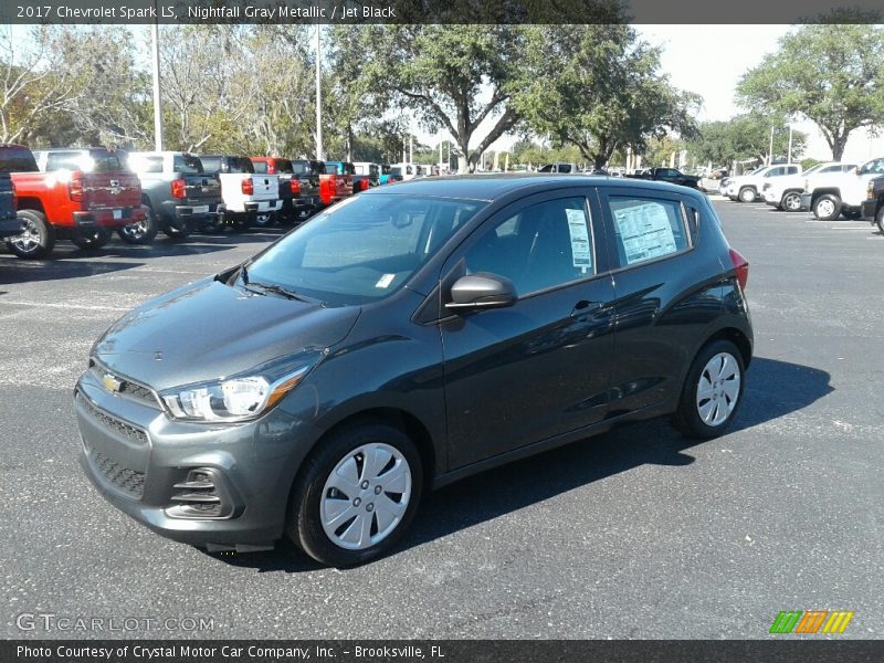 Nightfall Gray Metallic / Jet Black 2017 Chevrolet Spark LS