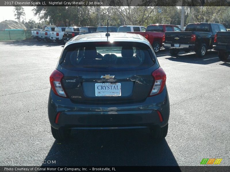 Nightfall Gray Metallic / Jet Black 2017 Chevrolet Spark LS