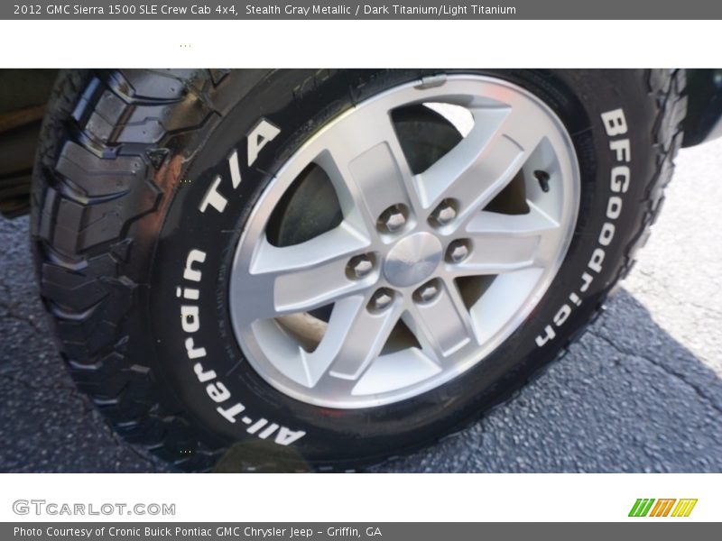 Stealth Gray Metallic / Dark Titanium/Light Titanium 2012 GMC Sierra 1500 SLE Crew Cab 4x4