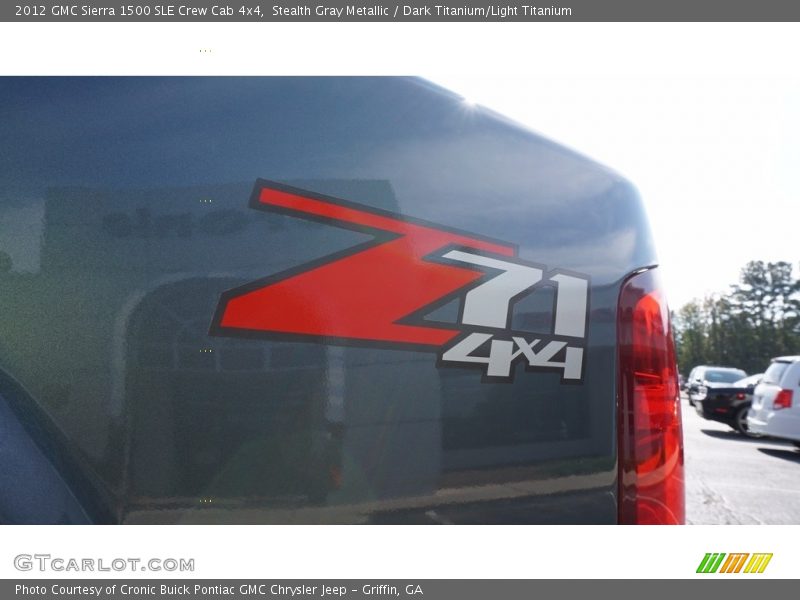 Stealth Gray Metallic / Dark Titanium/Light Titanium 2012 GMC Sierra 1500 SLE Crew Cab 4x4