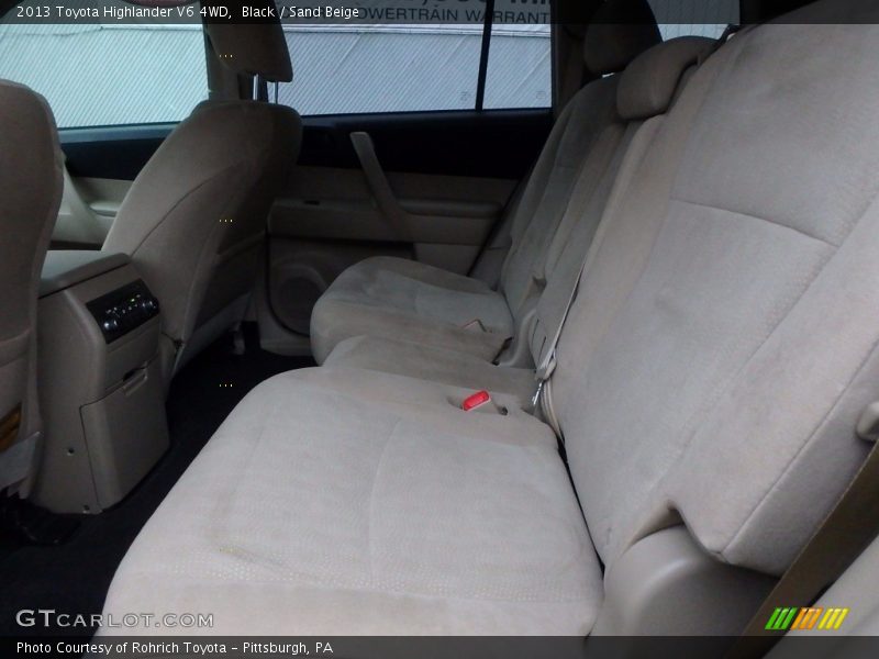 Black / Sand Beige 2013 Toyota Highlander V6 4WD