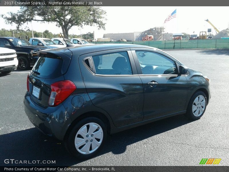 Nightfall Gray Metallic / Jet Black 2017 Chevrolet Spark LS