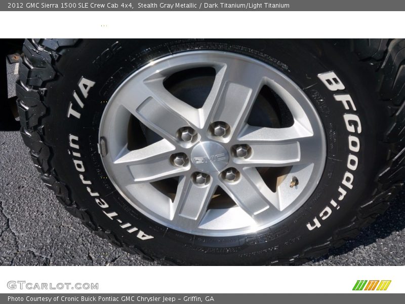 Stealth Gray Metallic / Dark Titanium/Light Titanium 2012 GMC Sierra 1500 SLE Crew Cab 4x4