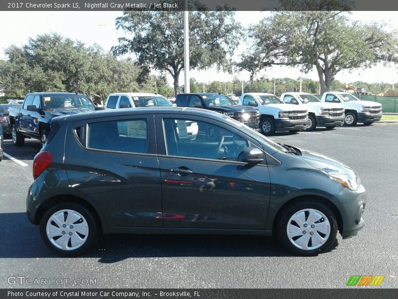 Nightfall Gray Metallic / Jet Black 2017 Chevrolet Spark LS