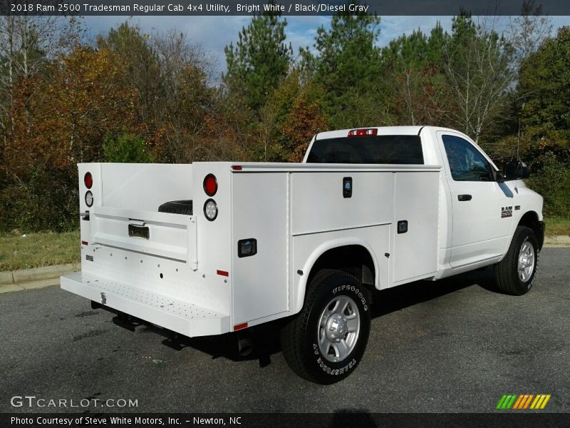 Bright White / Black/Diesel Gray 2018 Ram 2500 Tradesman Regular Cab 4x4 Utility