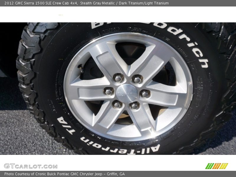 Stealth Gray Metallic / Dark Titanium/Light Titanium 2012 GMC Sierra 1500 SLE Crew Cab 4x4