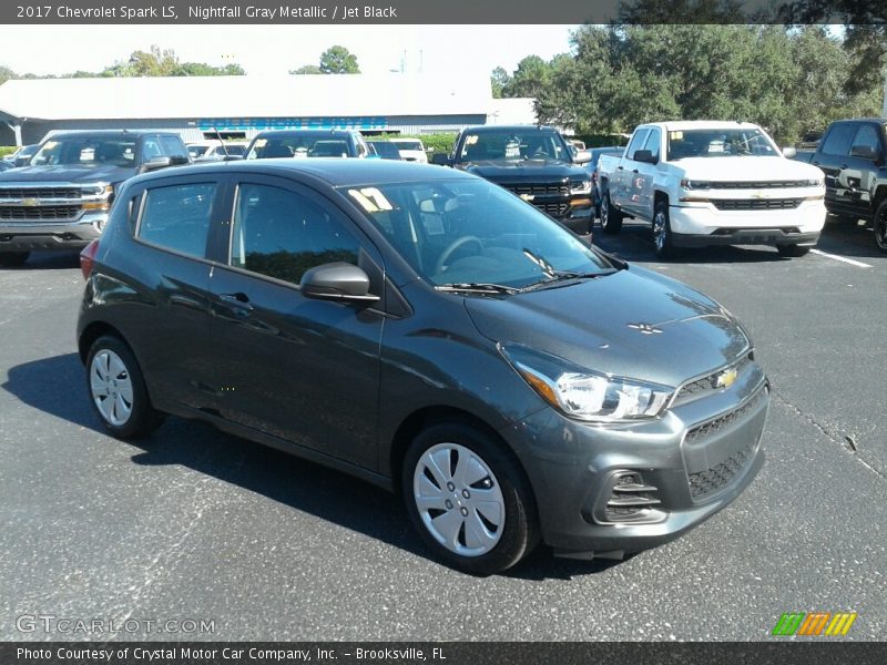 Nightfall Gray Metallic / Jet Black 2017 Chevrolet Spark LS