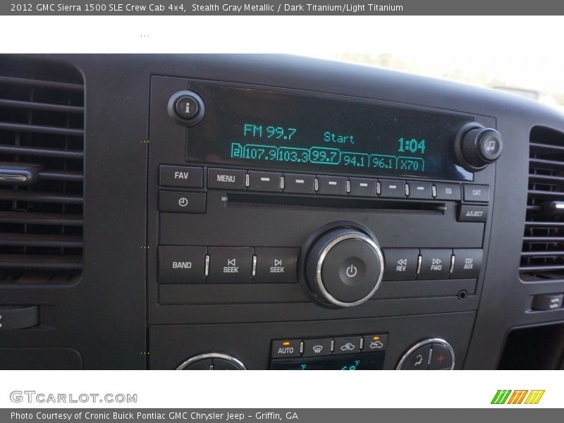 Stealth Gray Metallic / Dark Titanium/Light Titanium 2012 GMC Sierra 1500 SLE Crew Cab 4x4
