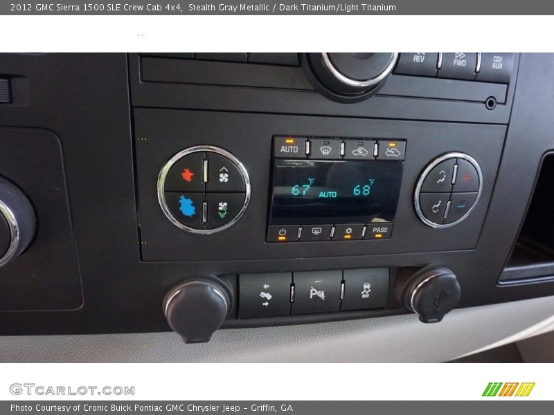 Stealth Gray Metallic / Dark Titanium/Light Titanium 2012 GMC Sierra 1500 SLE Crew Cab 4x4
