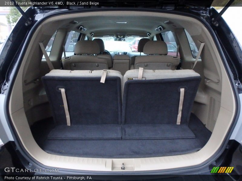 Black / Sand Beige 2013 Toyota Highlander V6 4WD