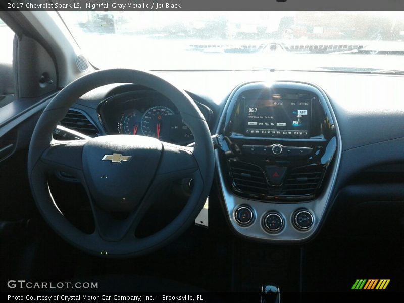 Nightfall Gray Metallic / Jet Black 2017 Chevrolet Spark LS