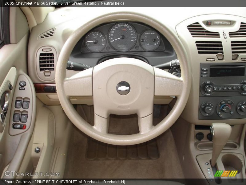 Silver Green Metallic / Neutral Beige 2005 Chevrolet Malibu Sedan