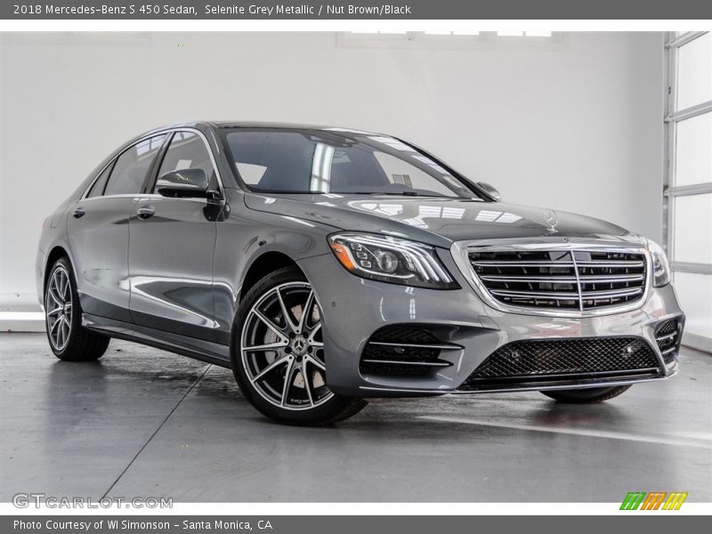 Front 3/4 View of 2018 S 450 Sedan