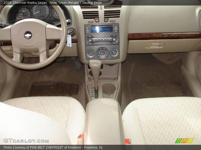 Silver Green Metallic / Neutral Beige 2005 Chevrolet Malibu Sedan