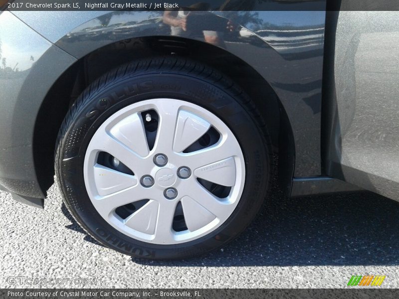 Nightfall Gray Metallic / Jet Black 2017 Chevrolet Spark LS
