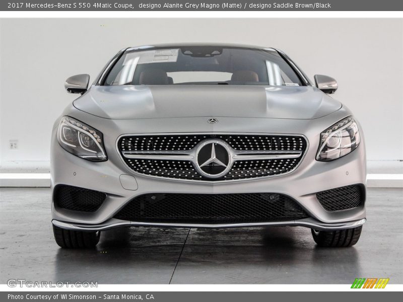 designo Alanite Grey Magno (Matte) / designo Saddle Brown/Black 2017 Mercedes-Benz S 550 4Matic Coupe
