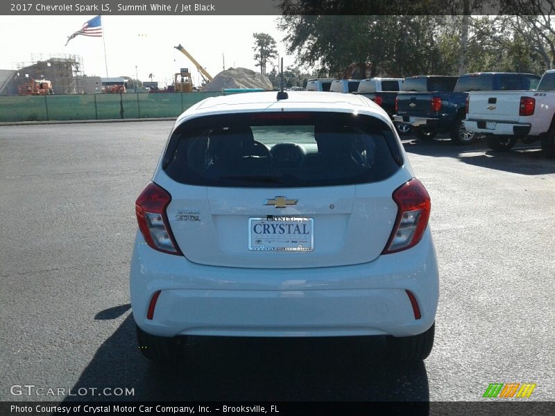 Summit White / Jet Black 2017 Chevrolet Spark LS