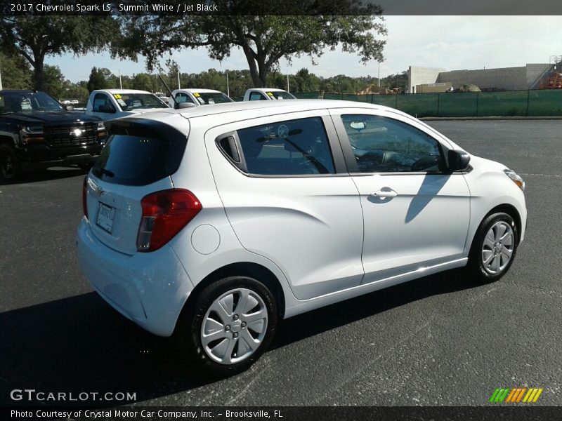 Summit White / Jet Black 2017 Chevrolet Spark LS