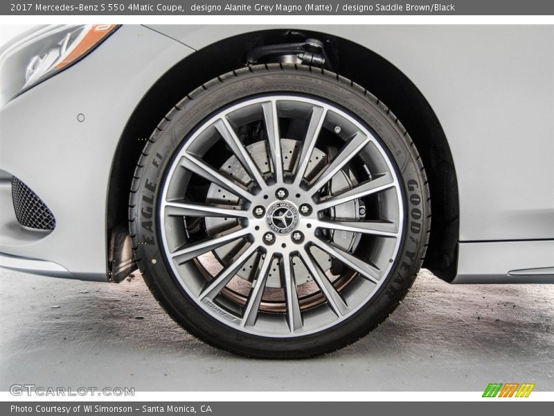 designo Alanite Grey Magno (Matte) / designo Saddle Brown/Black 2017 Mercedes-Benz S 550 4Matic Coupe
