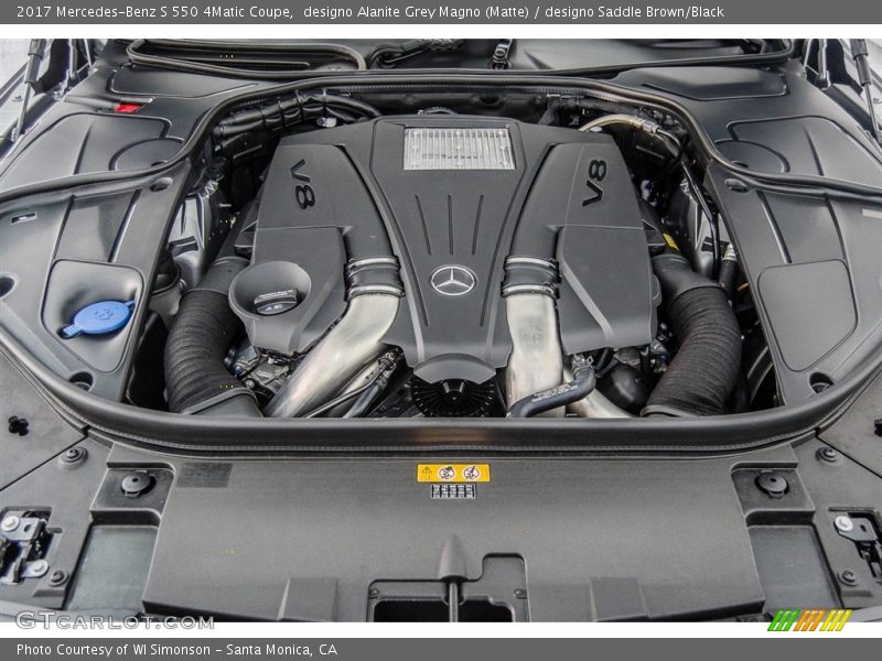 designo Alanite Grey Magno (Matte) / designo Saddle Brown/Black 2017 Mercedes-Benz S 550 4Matic Coupe