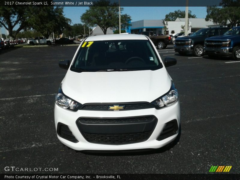Summit White / Jet Black 2017 Chevrolet Spark LS