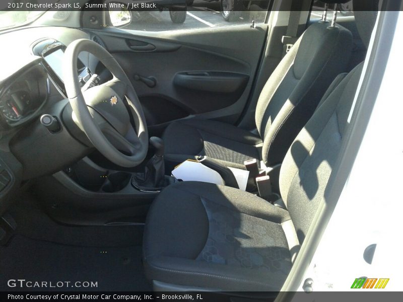 Summit White / Jet Black 2017 Chevrolet Spark LS