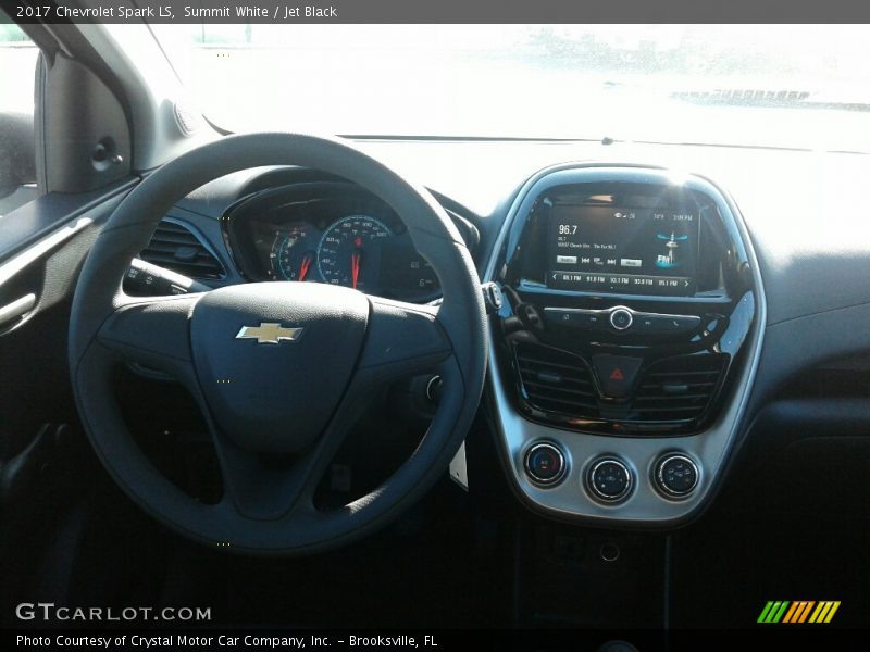 Summit White / Jet Black 2017 Chevrolet Spark LS