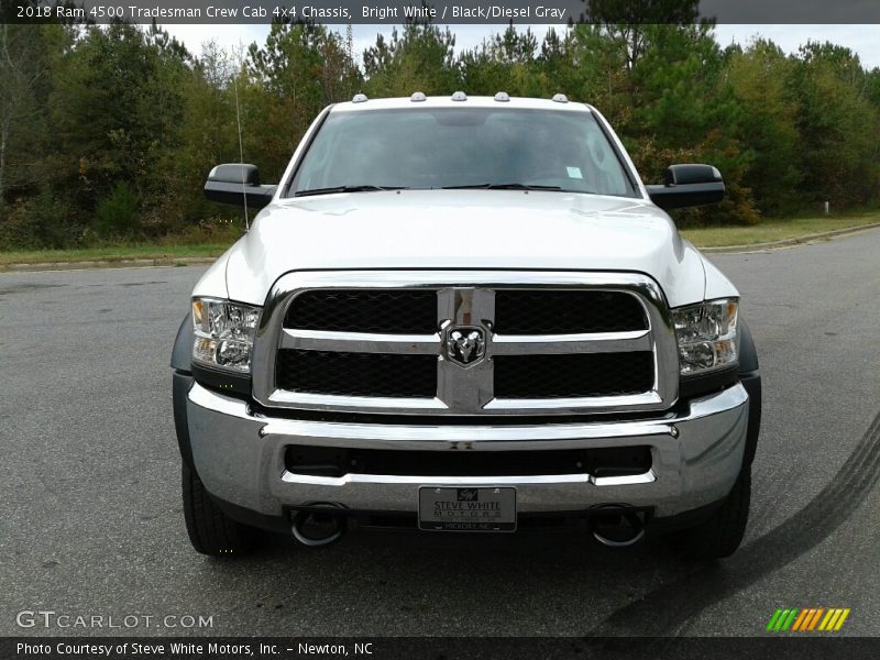 Bright White / Black/Diesel Gray 2018 Ram 4500 Tradesman Crew Cab 4x4 Chassis