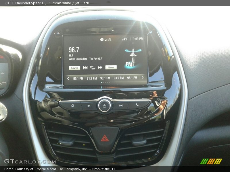 Summit White / Jet Black 2017 Chevrolet Spark LS