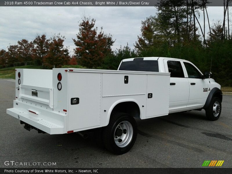 Bright White / Black/Diesel Gray 2018 Ram 4500 Tradesman Crew Cab 4x4 Chassis