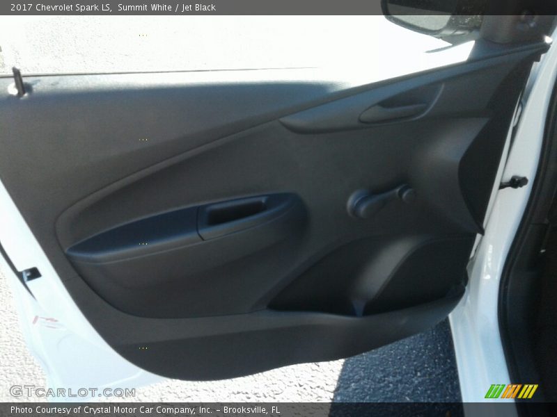 Summit White / Jet Black 2017 Chevrolet Spark LS