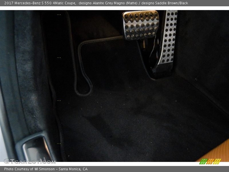 designo Alanite Grey Magno (Matte) / designo Saddle Brown/Black 2017 Mercedes-Benz S 550 4Matic Coupe