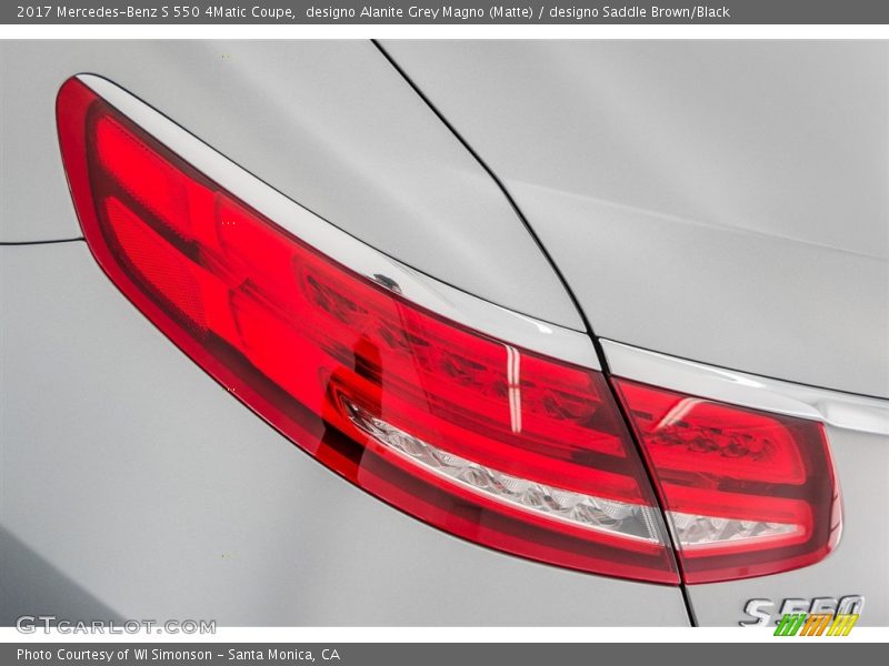 designo Alanite Grey Magno (Matte) / designo Saddle Brown/Black 2017 Mercedes-Benz S 550 4Matic Coupe