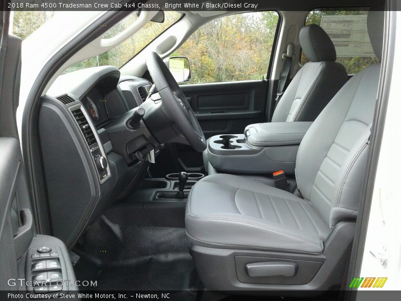 Bright White / Black/Diesel Gray 2018 Ram 4500 Tradesman Crew Cab 4x4 Chassis