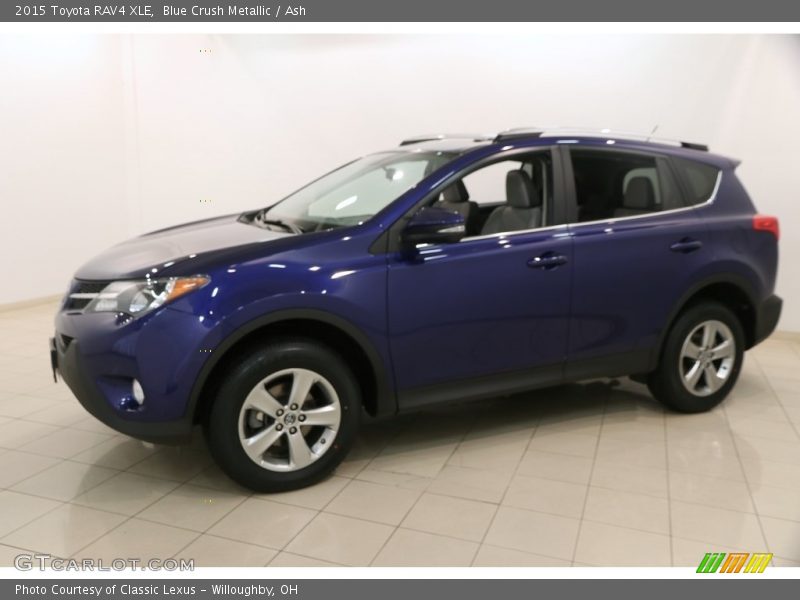 Blue Crush Metallic / Ash 2015 Toyota RAV4 XLE