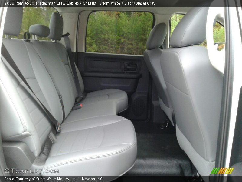 Bright White / Black/Diesel Gray 2018 Ram 4500 Tradesman Crew Cab 4x4 Chassis