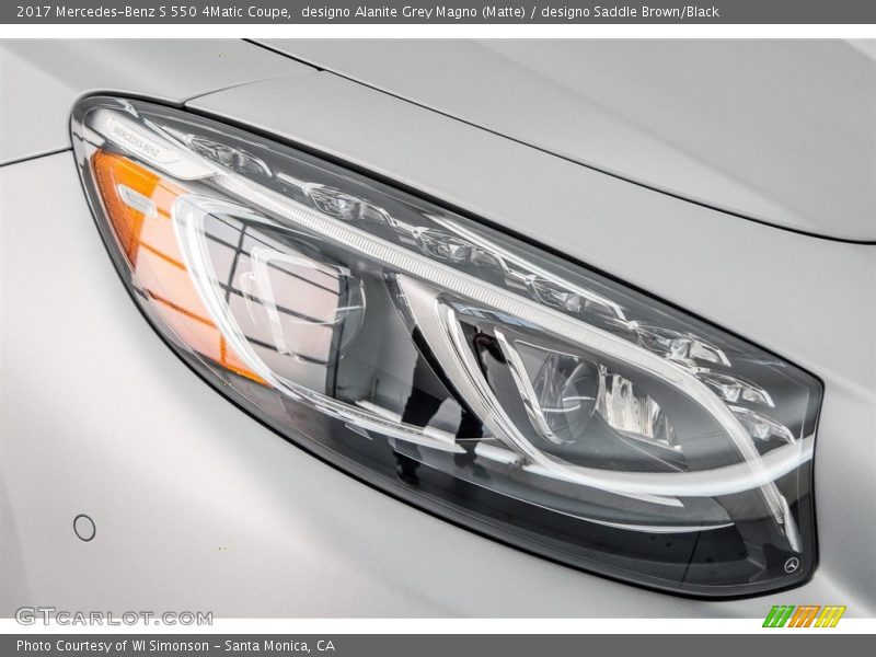 designo Alanite Grey Magno (Matte) / designo Saddle Brown/Black 2017 Mercedes-Benz S 550 4Matic Coupe