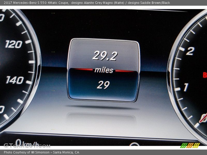 designo Alanite Grey Magno (Matte) / designo Saddle Brown/Black 2017 Mercedes-Benz S 550 4Matic Coupe