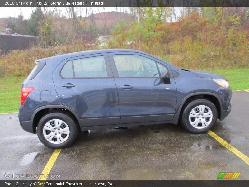 Storm Blue Metallic / Jet Black 2018 Chevrolet Trax LS