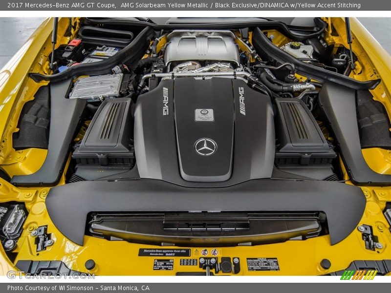  2017 AMG GT Coupe Engine - 4.0 Liter AMG Twin-Turbocharged DOHC 32-Valve VVT V8