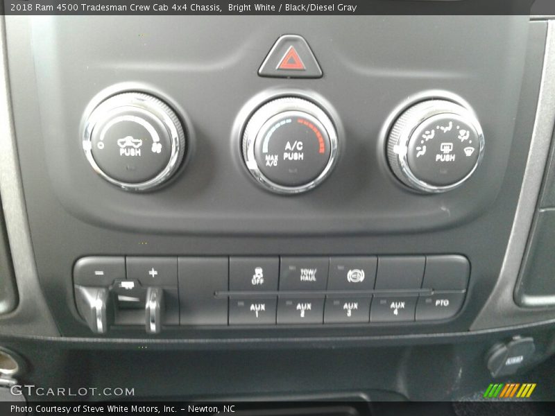 Bright White / Black/Diesel Gray 2018 Ram 4500 Tradesman Crew Cab 4x4 Chassis