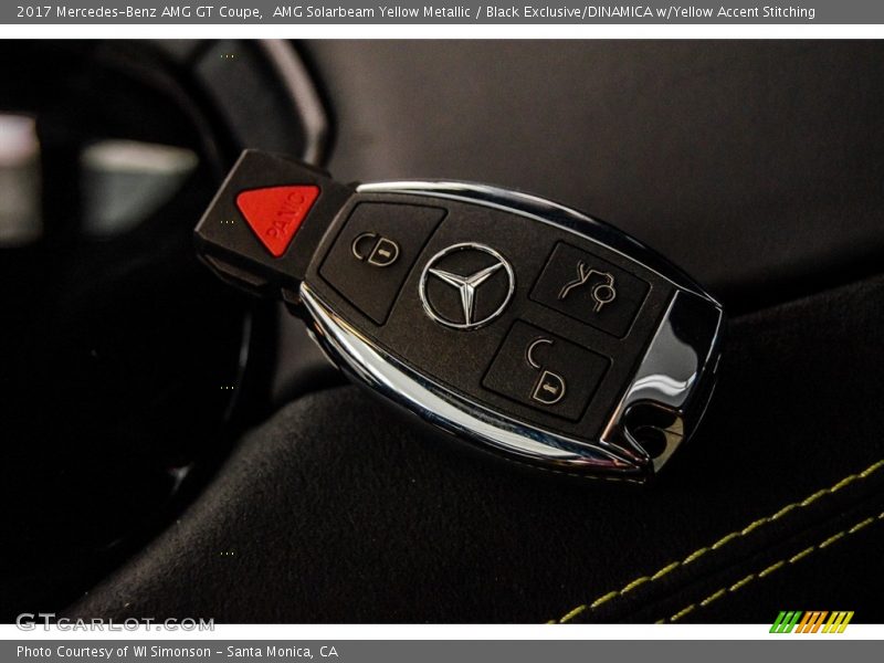 Keys of 2017 AMG GT Coupe