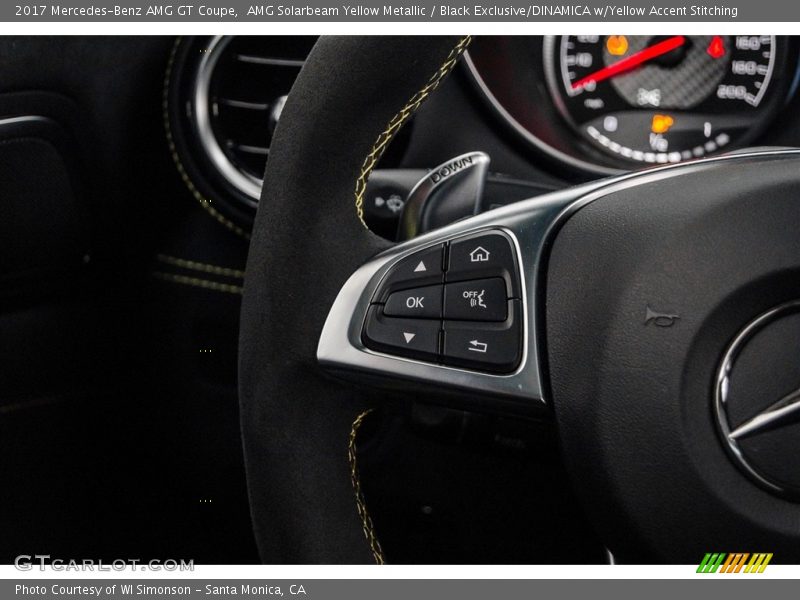 Controls of 2017 AMG GT Coupe