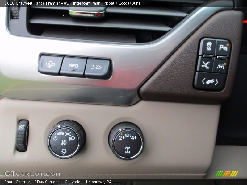 Controls of 2018 Tahoe Premier 4WD