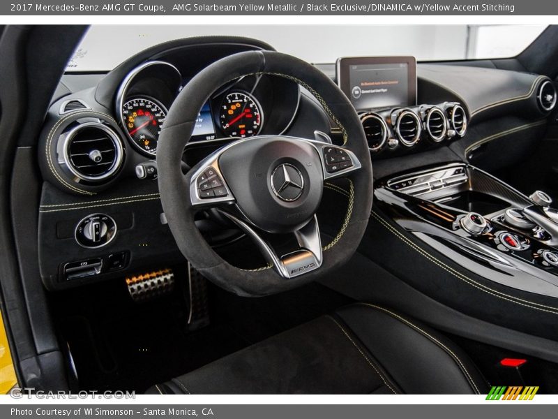 Dashboard of 2017 AMG GT Coupe